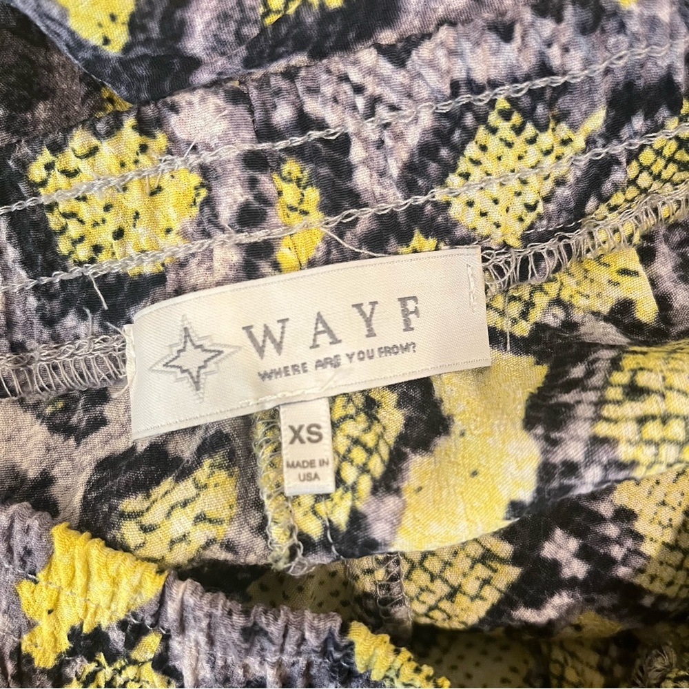 ⭐️ WAYF Python Snake Printed Pants XS - image 6